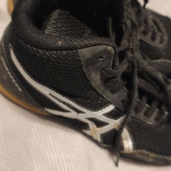 Boys High Top Adidas‎ Sneakers 2.5 Kids.Black w/White accents - Picture 8 of 8